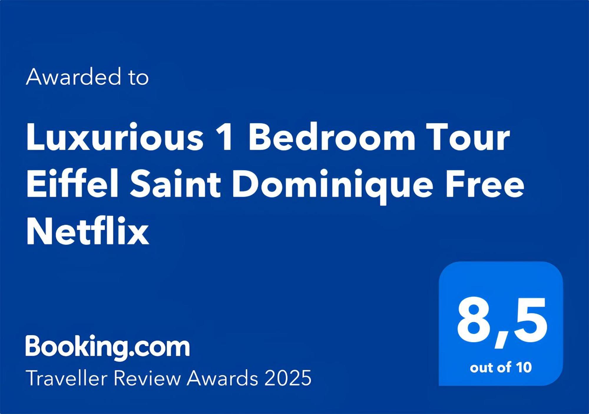 Luxurious 1 Bedroom Tour Eiffel Saint Dominique Free Netflix Parijs Buitenkant foto